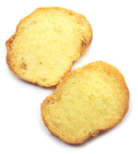 山梨県増穂町のゆずジャムとバターの香り高い和風ラスク。